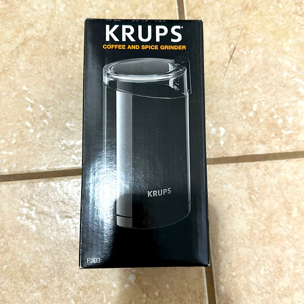 Krups coffee grinder
